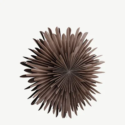 Säleni hallikasbeež pabertähe kujuline rippvalgusti, 80 cm - 20033-125