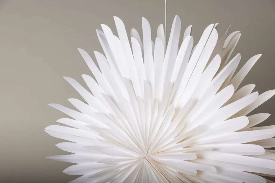 Valge paberist jõulutähe rippvalgusti Sälen (⌀100 cm), 20034-101 – 6