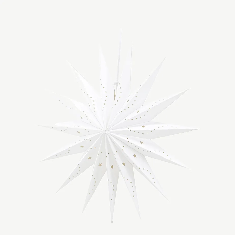 Valge pabertähekujuline riputatav valgusti Lindvallen, 60 cm, 20038-101 – 4