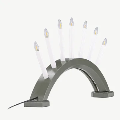 Kebnekaise roheline advendiküünlajalg-lauavalgusti, männipuidust, 7 pirniga - 20039-104