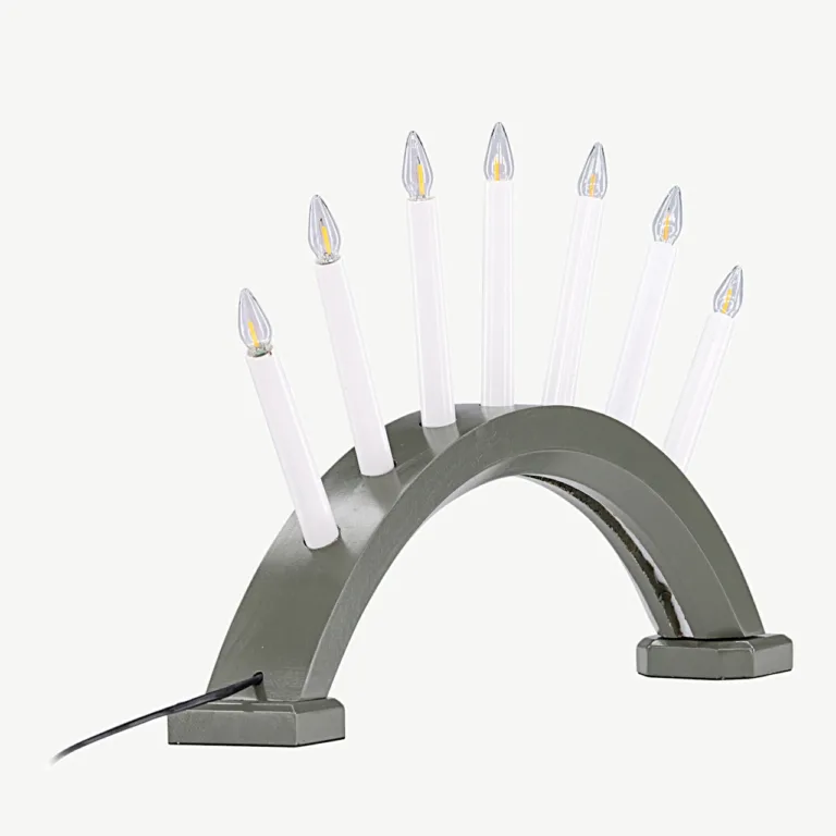 Kebnekaise roheline advendiküünlajalg-lauavalgusti, männipuidust, 7 pirniga - 20039-104