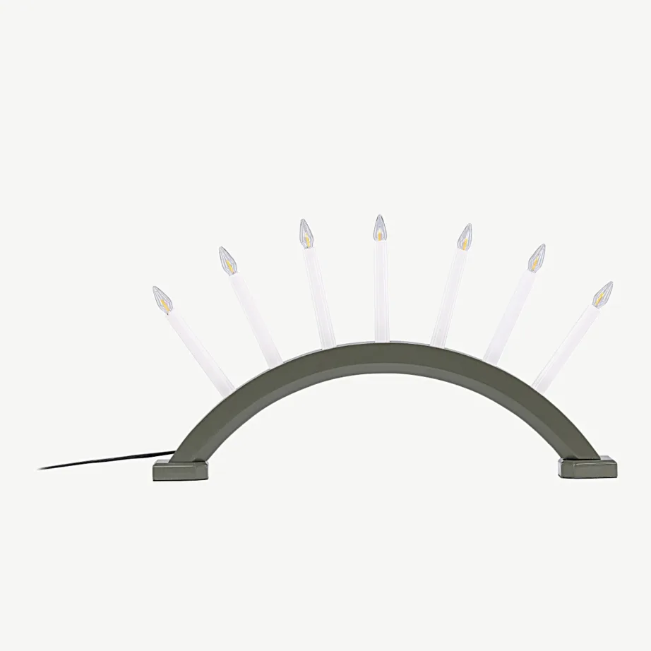 Kebnekaise roheline advendiküünlajalg-lauavalgusti, männipuidust, 7 pirniga, 20039-104 – 5