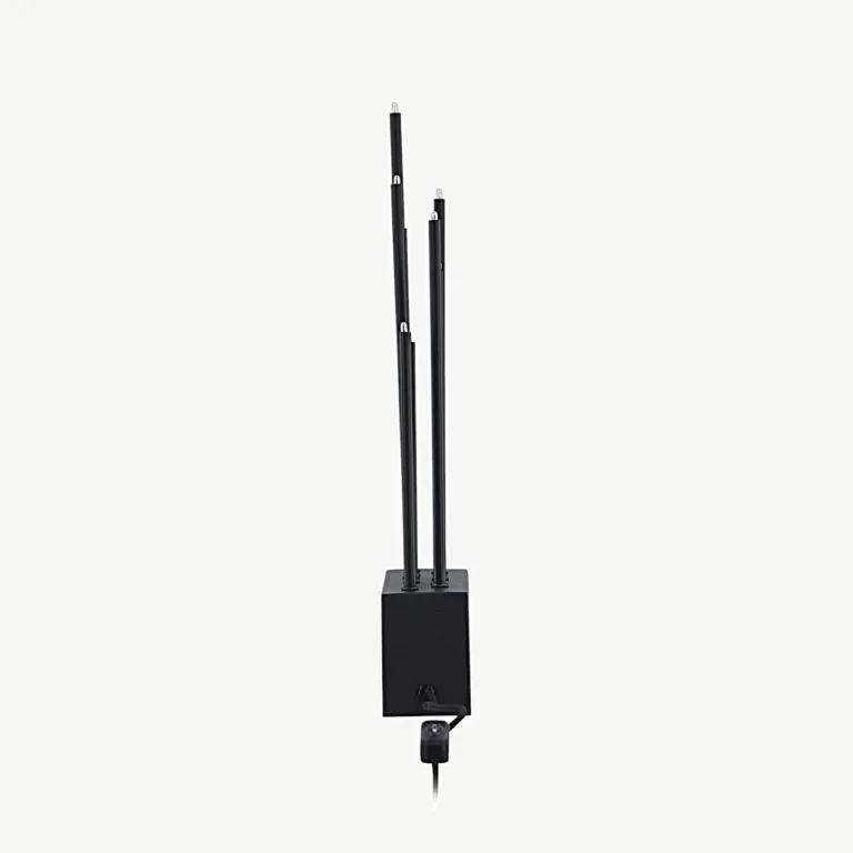Mustast terasest lauavalgusti Vallåsen, põhjamaine minimalistlik disain, 42 × 27 cm - 20041-100