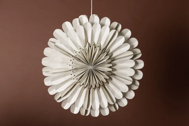 Beežist paberist tähekujuline laelamp Järvsön, ø60 cm - 20048-102