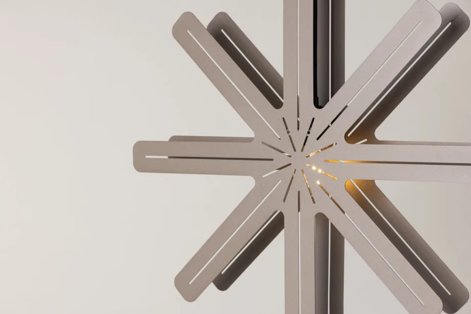 Tähekujulise mokkavärvi terasest rippvalgusti Säfsen, ø60 cm, 20055-125 – 6