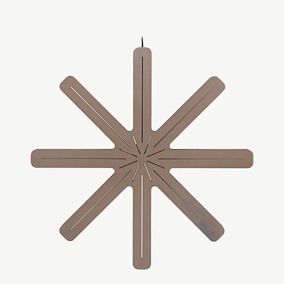 Tähekujuline mokkapruunist terasest rippvalgusti Säfsen (Ø80 cm), 20056-125 – 3