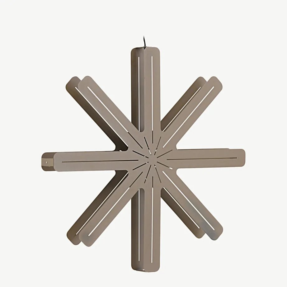 Tähekujuline mokkapruunist terasest rippvalgusti Säfsen (Ø80 cm), 20056-125 – 4