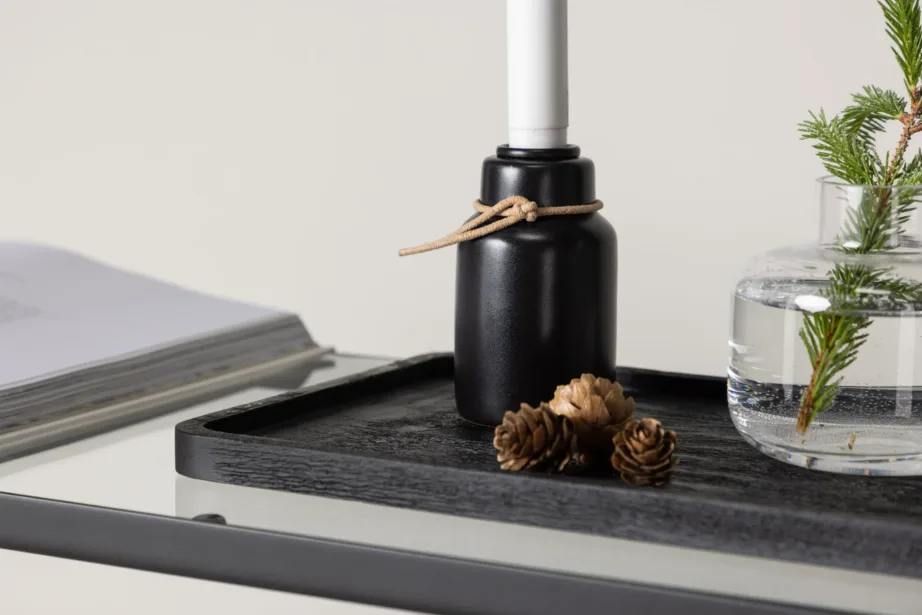 LED-küünlajalg Ulricehamn, musta värvi, 28 cm, 20057-100 – 9