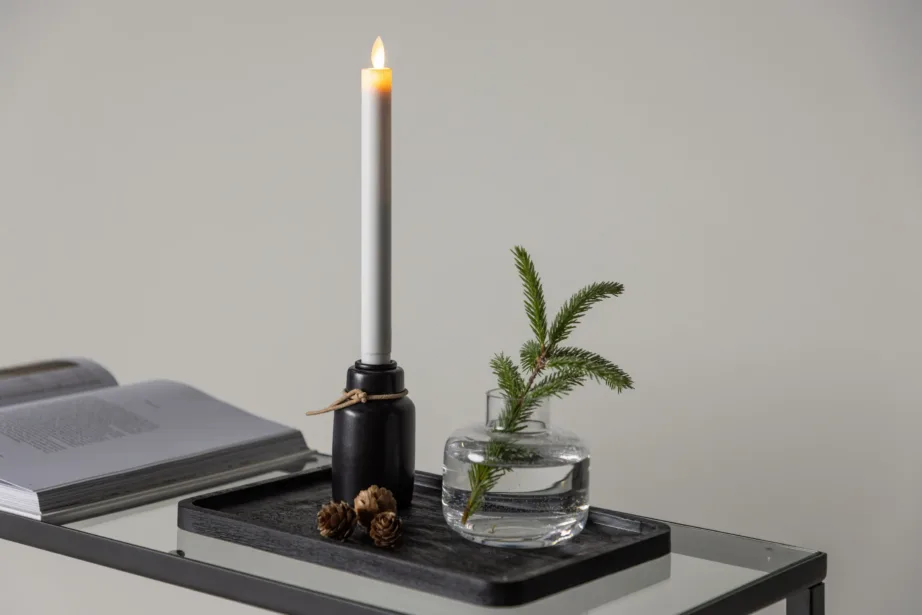 LED-küünlajalg Ulricehamn, musta värvi, 28 cm, 20057-100 – 10