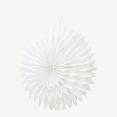 Valge paberist tähekujuline rippvalgusti Storlien 46 cm - 20057-101