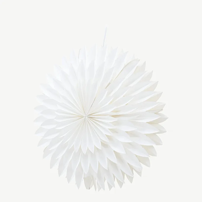 Valge paberist tähekujuline rippvalgusti Storlien 46 cm - 20057-101