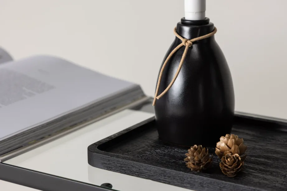 Must LED-küünlajalg Ulricehamni sarjast, 31 cm (plastik), 20058-100 – 9