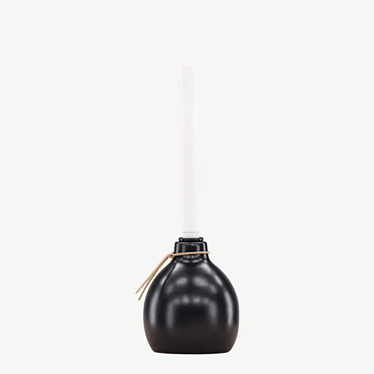 LED-küünlajalg Ulricehamni, mustast plastist, 32 cm - 20059-100