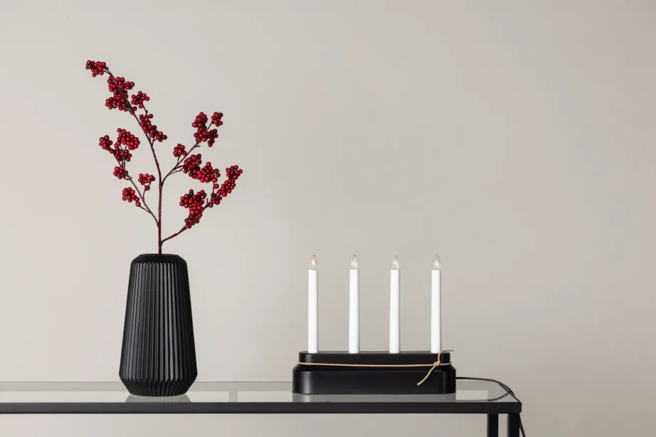 Näsfjälleti mustast männipuidust LED-advendiküünlajalg (laualamp, 4 tulukest), 20060-100 – 8