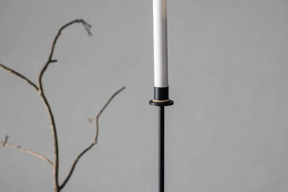 Mustast terasest kõrge küünlajalg Högehall, 79 cm, 20062-100 – 10