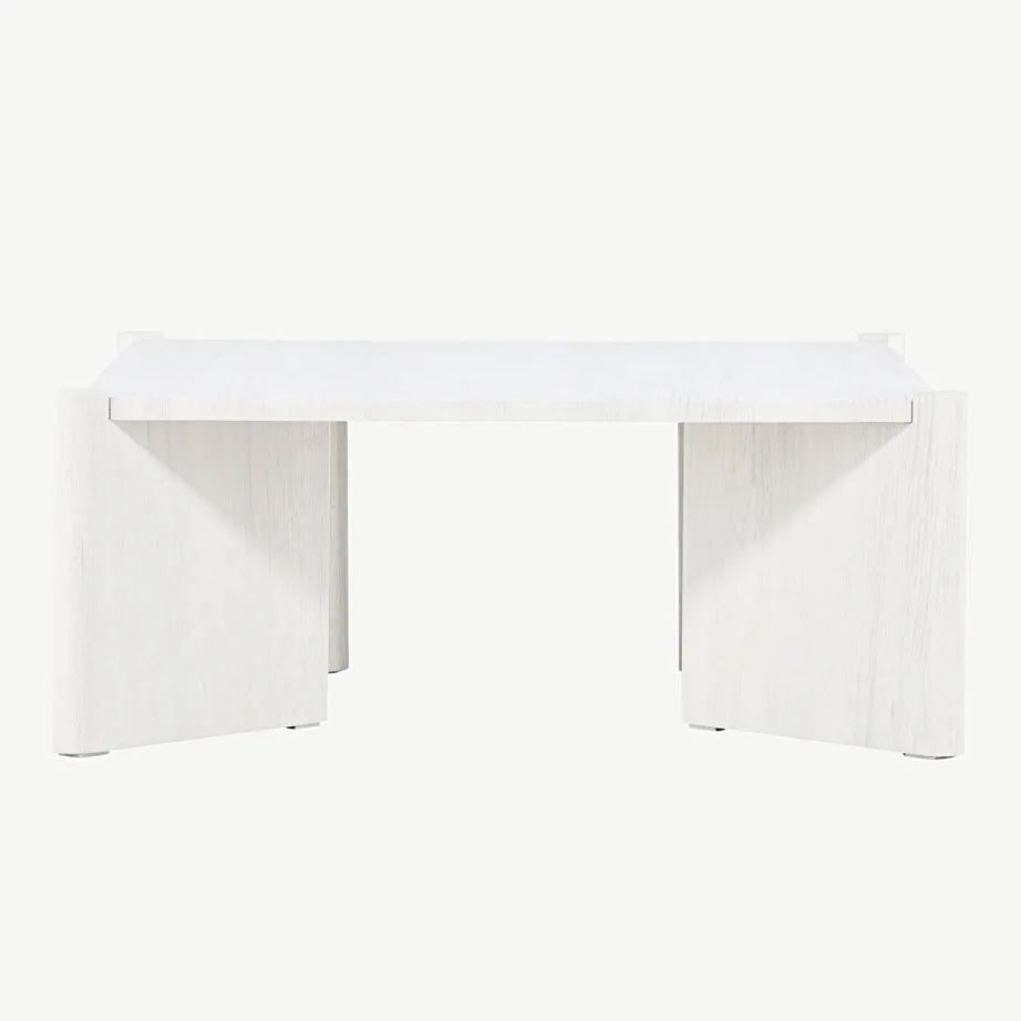 Rogalandi valge peitsiga MDF-ist diivanilaud (100 × 100 cm), 20062-120 – 7