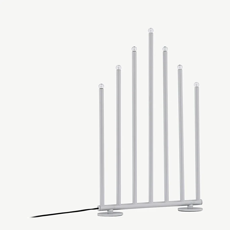 Matt hõbedane advendiküünlajalg Björnfjället, reguleeritav, 50 cm, 20067-331 – 5