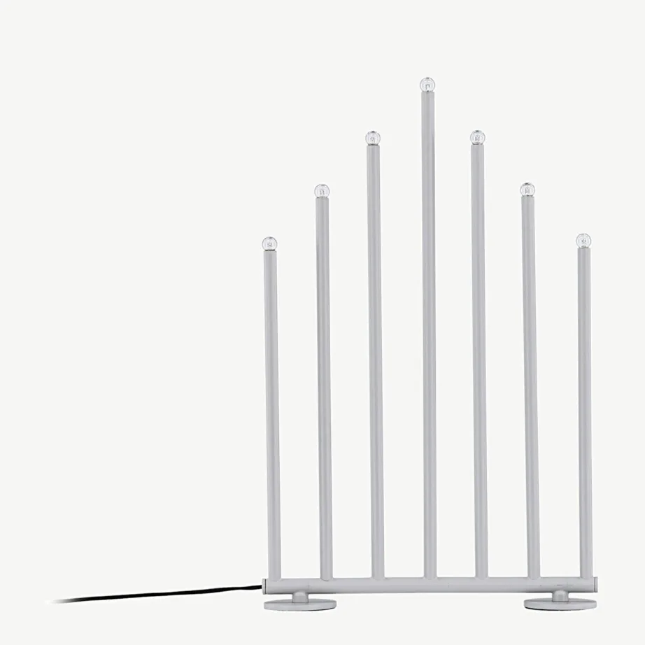 Matt hõbedane advendiküünlajalg Björnfjället, reguleeritav, 50 cm, 20067-331 – 6