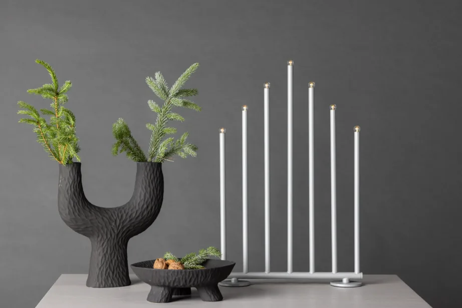 Matt hõbedane advendiküünlajalg Björnfjället, reguleeritav, 50 cm, 20067-331 – 8