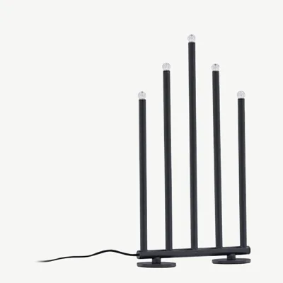Advendiküünlajalg Björnfjälleti (matt must, hämardiga, 40 cm) - 20068-100