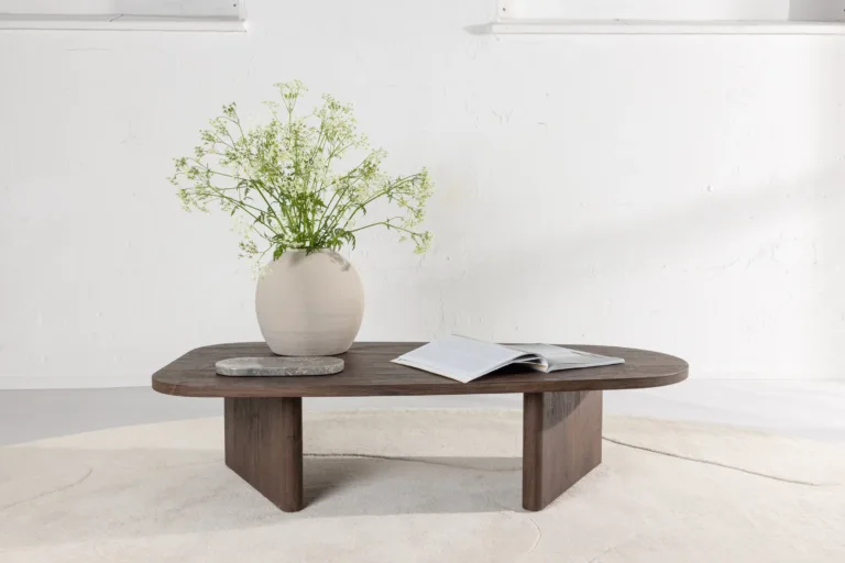 Mokka toonis MDF-st diivanilaud Grönvik, 130 × 65 cm - 20070-101