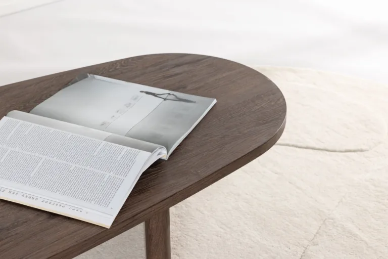 Mokka toonis MDF-st diivanilaud Grönvik, 130 × 65 cm - 20070-101
