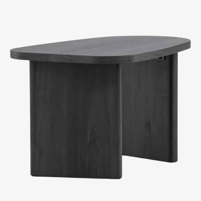Grönvik must MDF abilaud, läikiva viimistlusega (70 × 45 cm) - 20071-100