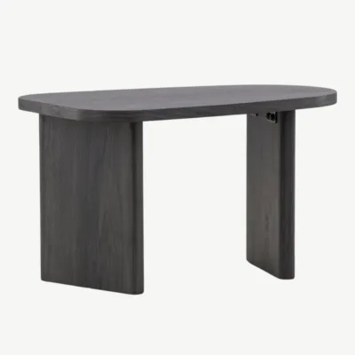 Grönvik must MDF abilaud, läikiva viimistlusega (70 × 45 cm) - 20071-100