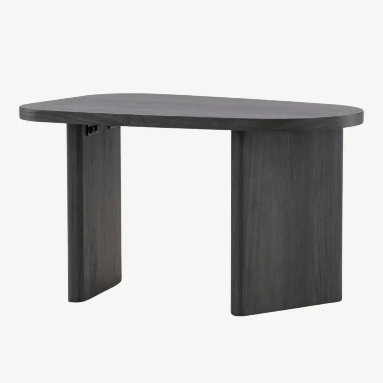 Grönvik must MDF abilaud, läikiva viimistlusega (70 × 45 cm) - 20071-100