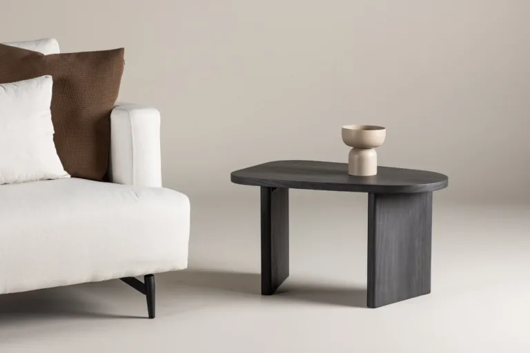 Grönvik must MDF abilaud, läikiva viimistlusega (70 × 45 cm) - 20071-100