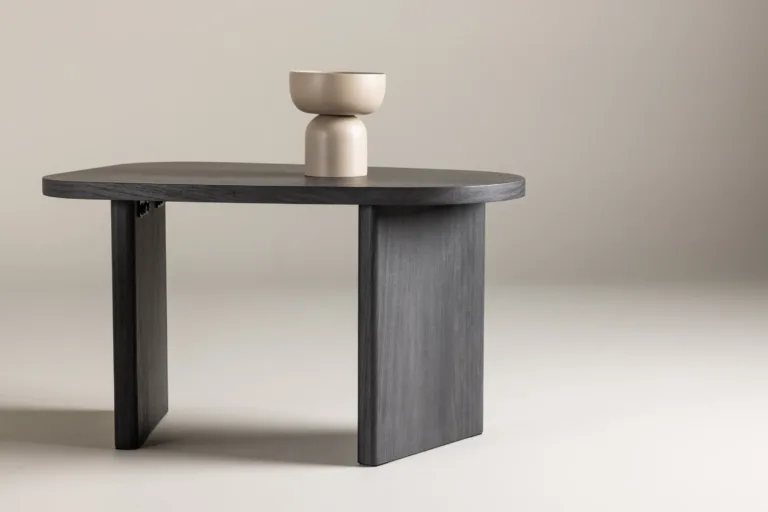 Grönvik must MDF abilaud, läikiva viimistlusega (70 × 45 cm) - 20071-100