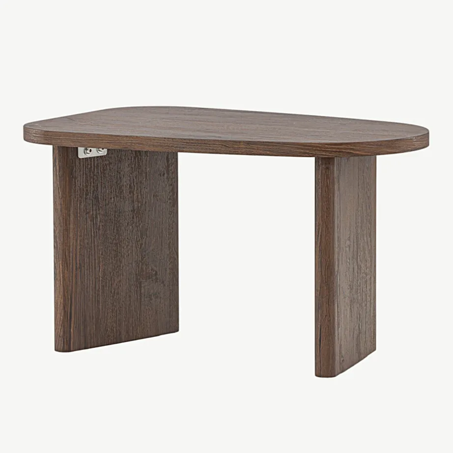 Skandinaavia stiilis mokkavärvi MDF-ist diivanilaud Grönvik 45 × 70 cm, 20071-101 – 5