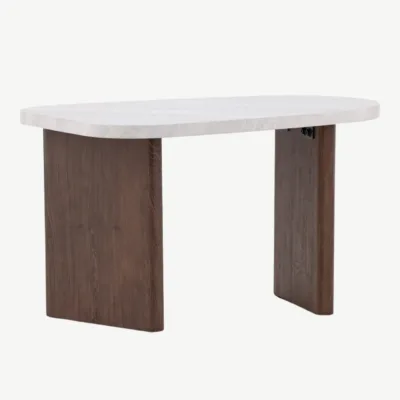 Helehall betooniviimistlusega abilauake Grönvik (mokkatoon, MDF, 70 × 45 cm) - 20071-490