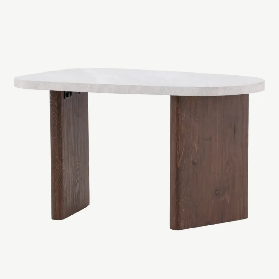 Helehall betooniviimistlusega abilauake Grönvik (mokkatoon, MDF, 70 × 45 cm), 20071-490 – 5