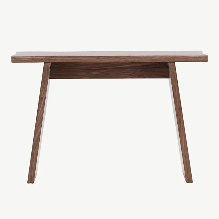 Kirkenese pähklipruun kirjutuslaud lainja servaga, MDF - 20079-125