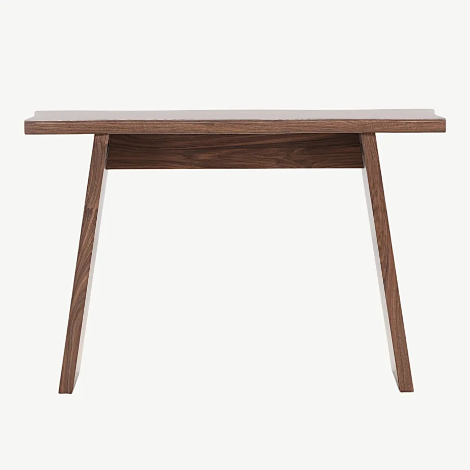 Kirkenese pähklipruun kirjutuslaud lainja servaga, MDF, 20079-125 – 4