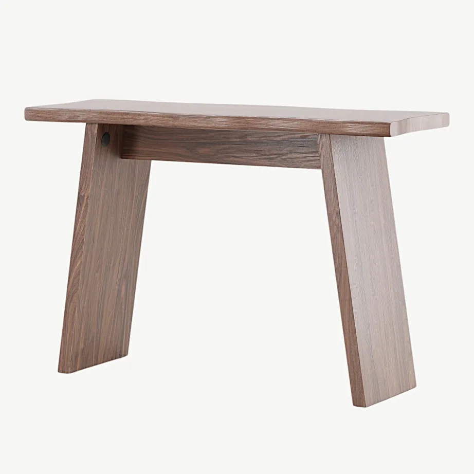 Kirkenese pähklipruun kirjutuslaud lainja servaga, MDF, 20079-125 – 5