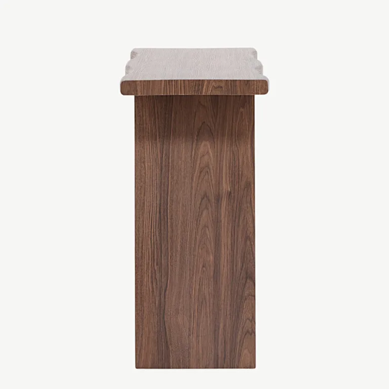 Kirkenese pähklipruun kirjutuslaud lainja servaga, MDF - 20079-125
