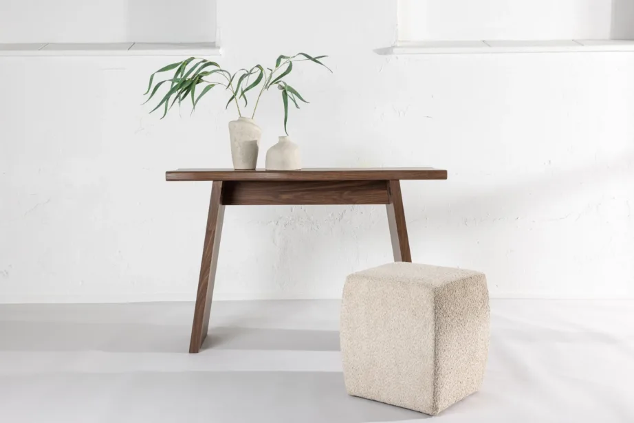 Kirkenese pähklipruun kirjutuslaud lainja servaga, MDF, 20079-125 – 8