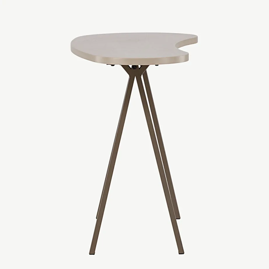 Beež MDF-ist kirjutuslaud Holmestrand terasjalgadega (115 × 50 cm), 20081-107 – 2