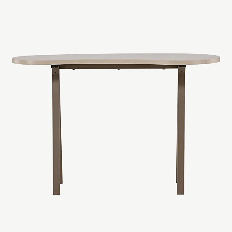 Beež MDF-ist kirjutuslaud Holmestrand terasjalgadega (115 × 50 cm) - 20081-107