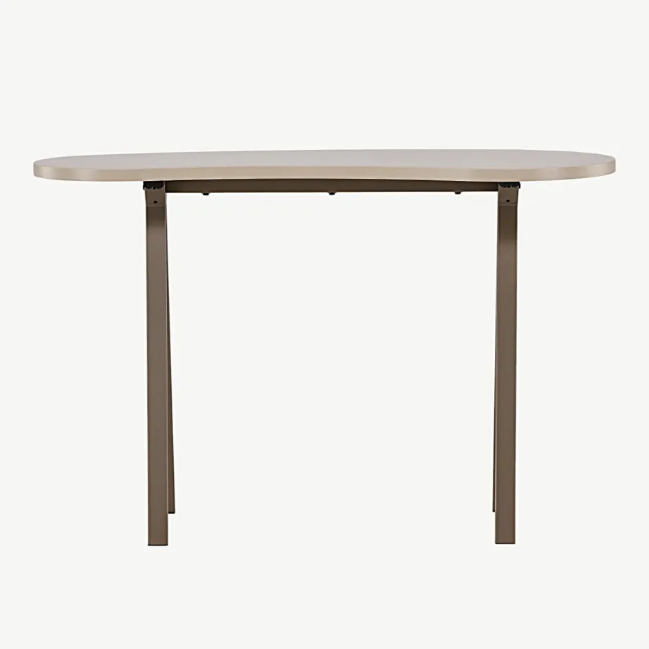 Beež MDF-ist kirjutuslaud Holmestrand terasjalgadega (115 × 50 cm), 20081-107 – 5