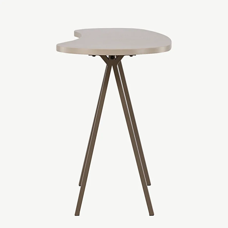 Beež MDF-ist kirjutuslaud Holmestrand terasjalgadega (115 × 50 cm), 20081-107 – 7