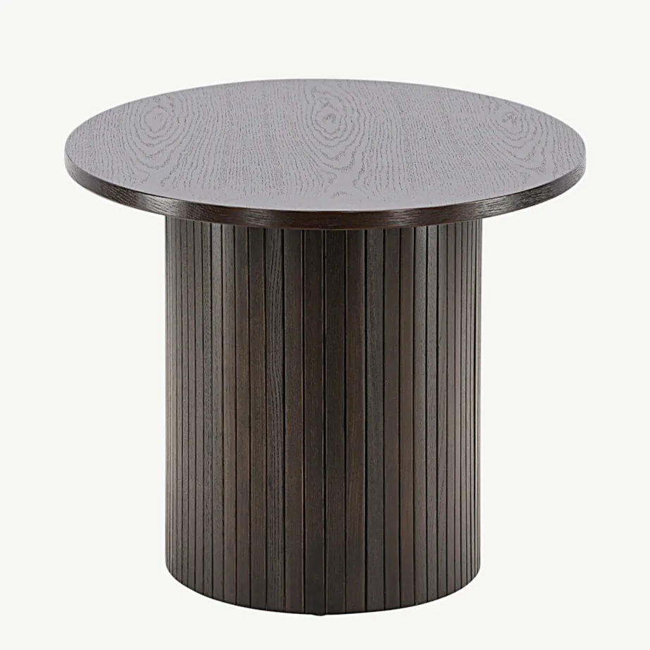 Ovaalne mokkavärvi MDF-diivanilaud Bianca kollektsioonist (120 × 55 cm), 20082-125 – 7