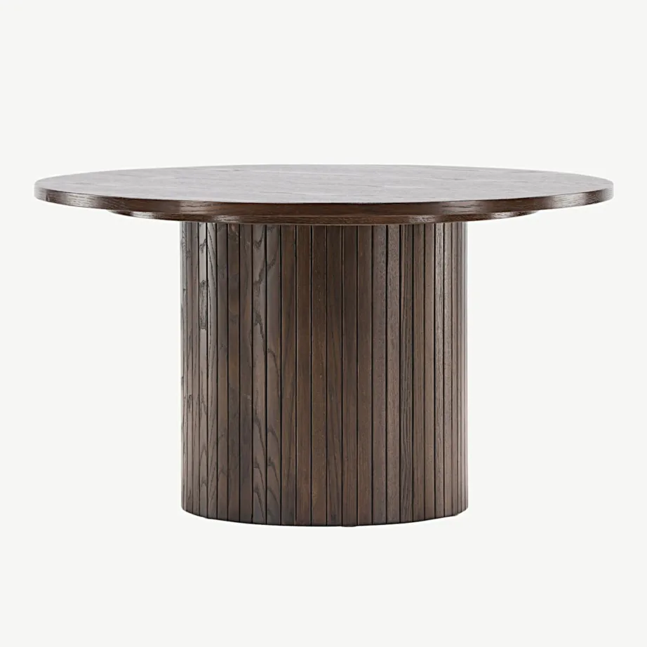 Bianca ümmargune diivanilaud, mokkatoon, ø80 cm (MDF), 20083-125 – 5