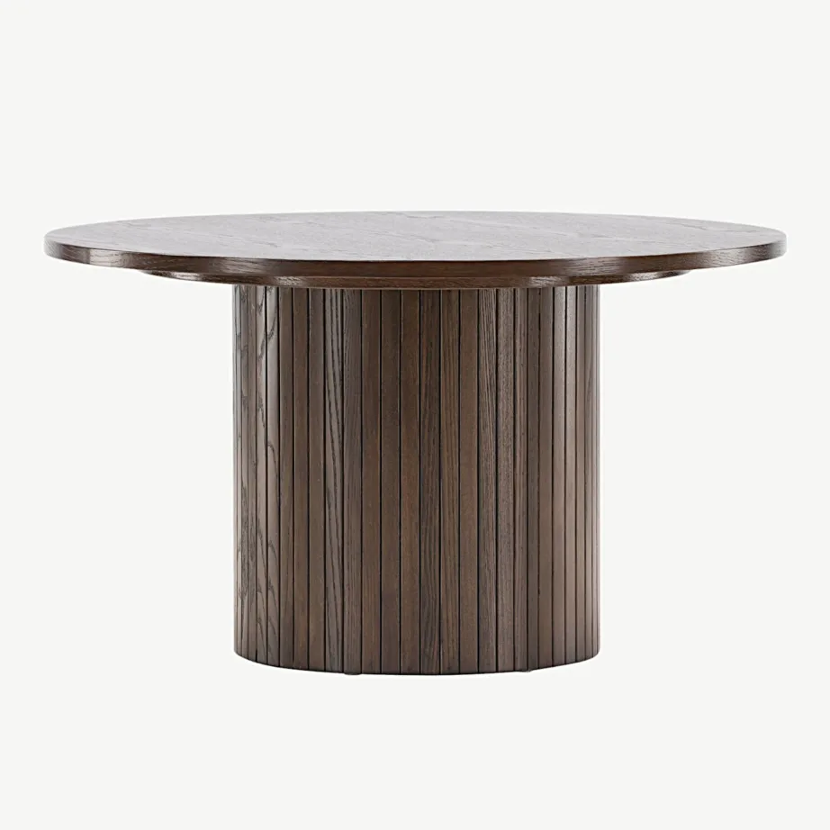 Bianca ümmargune diivanilaud, mokkatoon, ø80 cm (MDF), 20083-125 – 6