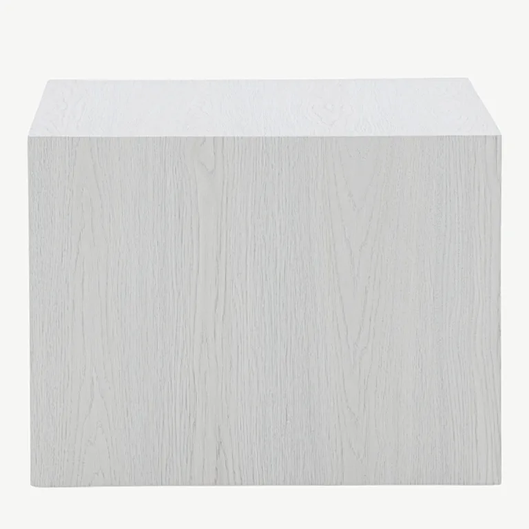 Valge peitsiga MDF-ist diivanilaud York (60 × 80 cm) - 20085-107