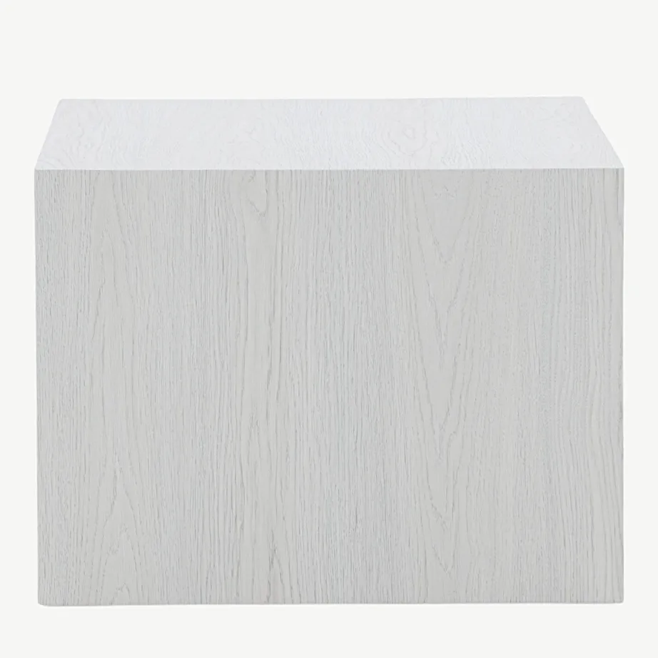 Valge peitsiga MDF-ist diivanilaud York (60 × 80 cm), 20085-107 – 2