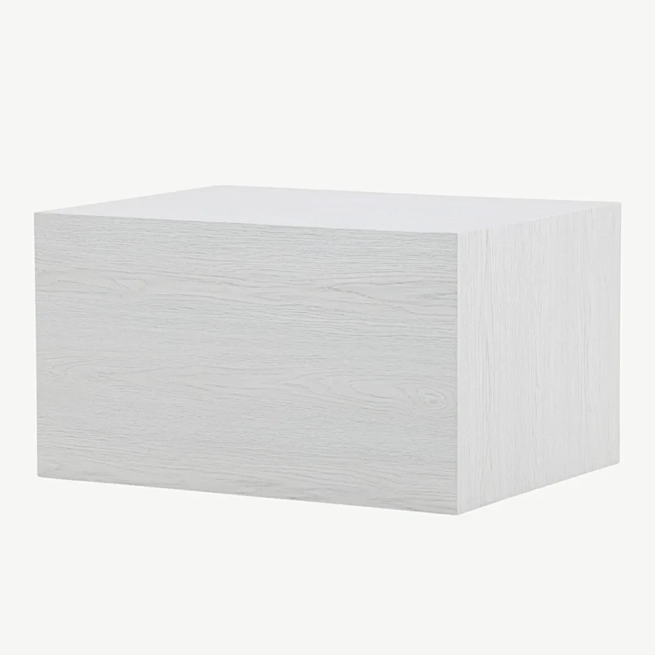 Valge peitsiga MDF-ist diivanilaud York (60 × 80 cm), 20085-107 – 5