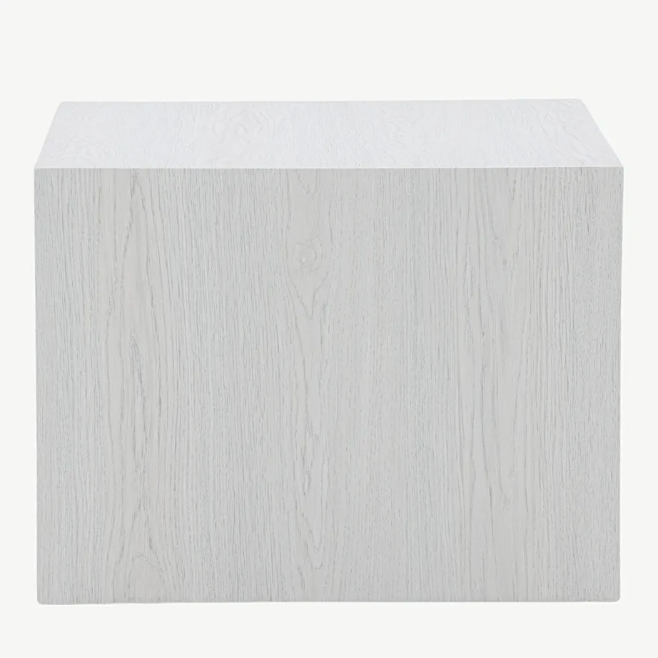 Valge peitsiga MDF-ist diivanilaud York (60 × 80 cm), 20085-107 – 7